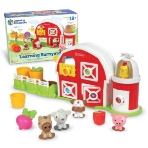 Learning Resources Peekaboo Learning Barnyard Playset - Fine Motor Skills, Ages 18 Months +