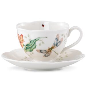 Lenox Butterfly Meadow Dragonfly Cup and Saucer Set