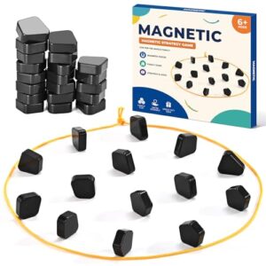 Magnetic Chess Game with Stones for Kids and Adults