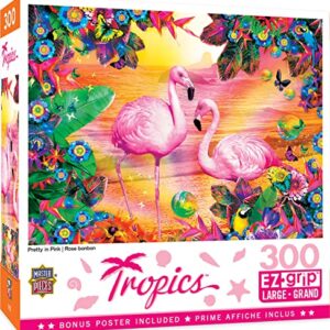 MasterPieces 300 Piece EZ Grip Jigsaw Puzzle - Pretty in Pink - 18"x24"