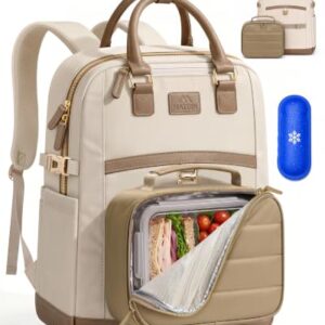 MATEIN HER LunchBox Backpack for Work, 15.6 Inch Laptop Backpack for Women