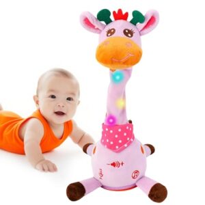 MILEGI Baby Dancing Cactus - Talking, Glowing, Musical Toy for Boys & Girls, 6 to 12 Months (Purple)