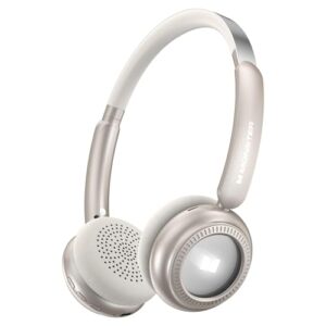 Monster N-Tune MINI 01 Bluetooth Headphones Over Ear, Active Noise Cancelling Headphones, Bluetooth 6.0 Wireless Headphones with Speed Charge, HiFi Stereo Audio, 50H Playtime, White