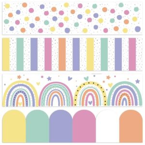 Mooliwe 4 Roll 118 ft Bulletin Board Border Classroom