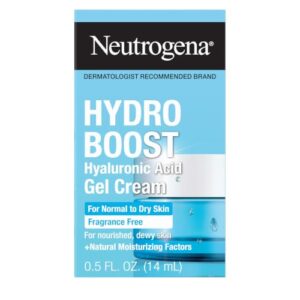 Neutrogena Hydro Boost Gel Cream Fragrance Free, 0.5 Ounce (Pack of 12)