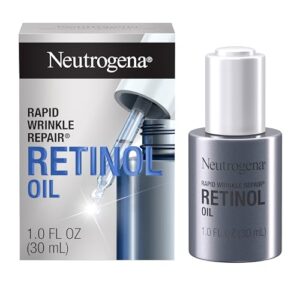 Neutrogena Rapid Wrinkle Repair Retinol Face Oil, 1 Fl Oz (Pack of 12)