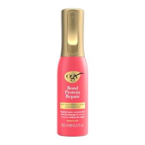 OGX Bond Protein Repair 450°F Heat Protect Spray, 6.5 Fl Oz (Pack of 12)
