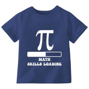 Pi Day Shirts for Kids - Math Skills Loading Pi Shirt Boys Girls Math Teacher Lover Tee Tops