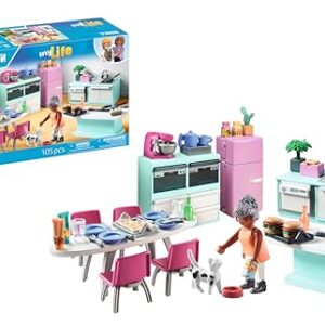 Playmobil Kitchen with Dining Table
