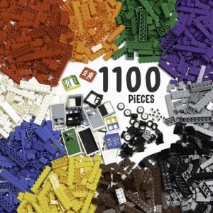 Play Platoon 1120 Piece Building Bricks Kit - Classic Colors