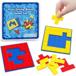 Pool Diving Block Puzzle Game – Underwater Sinking Building Set for Kids
