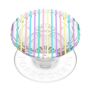 PopSockets Adhesive Phone Grip, Holder, Phone Stand, Rainbow - Translucent Colorblock