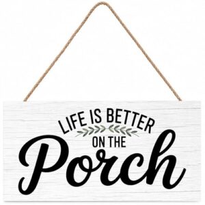 Porch Wood Hanging Sign Home Wall Decor Rustic Farmhouse living room Decor home kitchen Wall Art Sign
