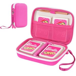 ProCase Hard Playing Card Game Carrying Case, Holds 300+ Cards -Pink