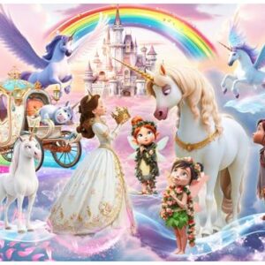 Puzzles for Kids Ages 6-8, 200 Piece Puzzles for Kids- Castle Puzzle Gift