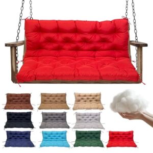 QLWYKJP Swing Replacement Cushions for Outdoor: 2-3 Seater Swing Cushion