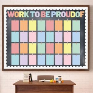 Resurhang 143 Pcs Painted Dots Student Work Display Bulletin Board Set