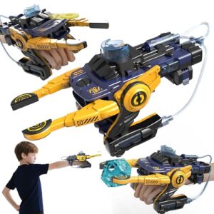 Robotic Mechanical Hand STEM Toy, DIY Engineering Kit for Kids 8+ (Yellow)
