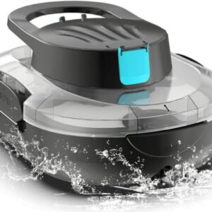 S1 Pro Cordless Robotic Pool Cleaner for Above Ground Pools, Black
