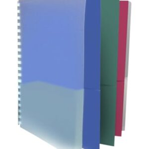 School Smart 8-Pocket Project Organizer, Polypropylene, Multicolor, 1 Count (Pack of 1)