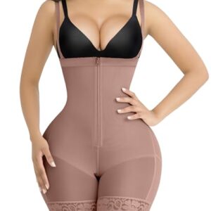 SHAPELLX Shapewear for Women Body Shaper Tummy Control Fajas Colombianas Moldeadoras Butt Lifting Thigh Slimmer 4X-Large