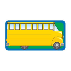 SHAPES ETC. Nametag - School Bus