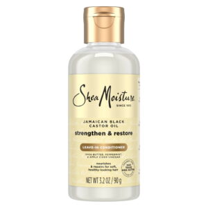 SheaMoisture Leave In Conditioner 100% Pure Jamaican Black Castor Oil, 3.2 oz