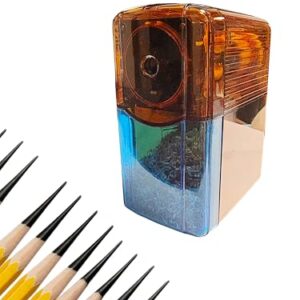 Sketching Pencil Sharpener for Artists, Long Point Sharpener for 1.4-23mm Pencils, Suitable for Charcoal, Colored Pencils, Drawing (Long Point Sharpener)