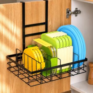 Stylstoreazy Metal Lid Organizers Inside Cabinet with Adjustable Dividers