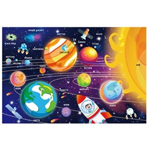 SYNARRY 100 Piece Puzzles for Kids, Space Puzzle for Kids Ages 4-8 Solar System Puzzle, 100 Pieces Puzzles for 3 4 5 6 7 8 Year Olds Boys Girls, Easter Basket Stuffers Gifts for Kids