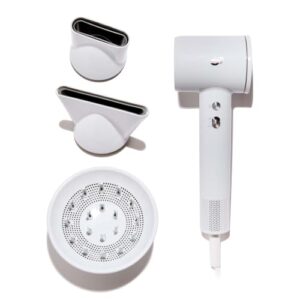 T3 LuxeDry Ionic Hair Dryer Set, Blow Dryer with Diffuser for Curly, Wavy & All Hair Types, Drying & Styling Concentrators, 3 Heat & 2 Speed Settings, Cool Shot, Frizz-Free Shine