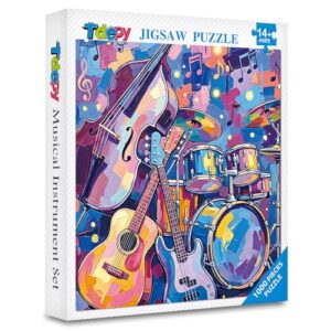 TDepy Jazz Band Groove Jigsaw Puzzles for Adults 1000 Pieces