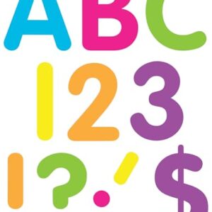 Teacher Created Resources Self-Adhesive Brights 4" Classic Letters Uppercase (TCR9651)