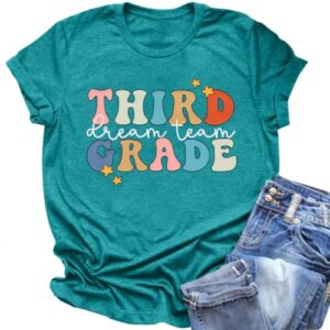 Teacher Shirts Women Third Grade Teacher Tshirt Back To School Tee Gift M