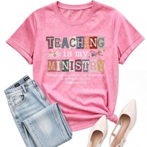 Teacher Tshirts Back to School Teacher Outfits for Women Graphic Tees