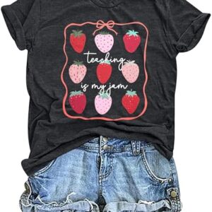 Teacher T Shirts Neon Teacher Shirts Teach Graphic Tops Teacher Outfits