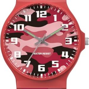 TENOCK Kids Analog Watch 30M Waterproof Boys Girls Ages 5-15 Learning Time