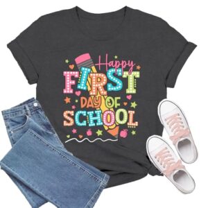 TIEEI Teacher Shirts for Women First Day of School Shirt Pencil Tee Tops