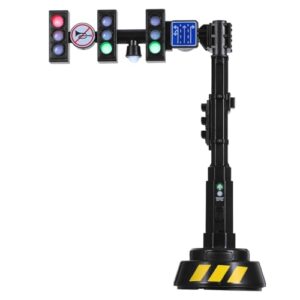 Toddmomy Interactive Traffic Light Toy Model for Kids | Realistic traffic signal light for sand table, dollhouse & landscape decoration