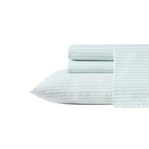 Tommy Bahama - King Size Sheet Set with Fitted Sheet & Pillowcases | 100% Cotton Percale, Lightweight Bedding, Deep Pocket Fitted Sheet, Flat Sheet & Pillowcases Included