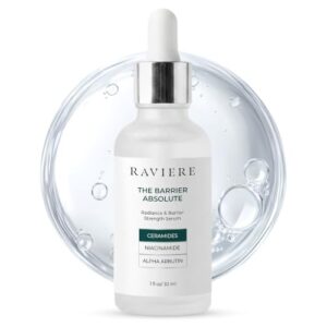 Triple Ceramides Barrier Serum | Deep Hydration with Glycerin & Multi-weight HA | Reduces Dryness | Niacinamide & Alpha Arbutin for Even-Looking Skin Tone | Sensitive Skin | Fragrance Free | 30 ml