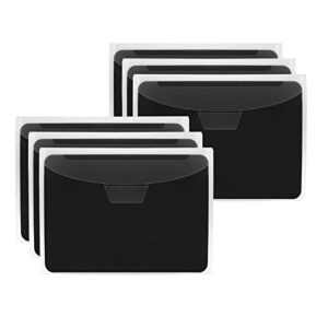 UNIMEIX Thicken 12 Pcs 9.2 x 6.9 Inch Magnetic Sheets for Die Storage Stamp and Die Storage Pockets Die Cut Storage for Card Making (6 Pcs Sheets+ 6 Pcs Bags, 1.5 mm Thickness