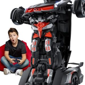 Veeniix V992 1:14 Scale 2-in-1 Transform RC Robot Car Toy, Gray
