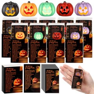 Wonderjune 40 Sets Halloween Party Favors Mini Pumpkin Gifts Bulk, Mix