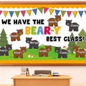 Woodland Animal Classroom Decor Bear Theme Bulletin Board Cutouts