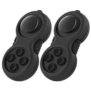 WTYCD Original Fidget Toy Game, Rubberized Classical Controller | Fidget Concentration Toy with 8-Fidget Functions and Lanyard - Excellent for Relieving Stress and Anxiety