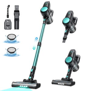 YOMA Cordless Vacuum Cleaner, Ultra-Lightweight Stick Vacuum, 6 in 1 Powerful Handheld Vacuum for Home Hard Floor Carpet Pet Hair