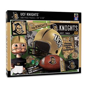 YouTheFan NCAA Central Florida Knights Retro Series Puzzle - 500 Pieces, Team Colors, Large