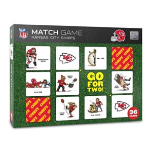 YouTheFan NFL Kansas City Chiefs Memory Match Game | Humorous Game, Team-Specific, Original Hand-Drawn Artwork, Officially Licensed, Fun For Whole Family, Fun Fan Gift