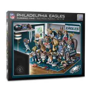 YouTheFan NFL Philadelphia Eagles Purebred Fans “Nailbiter” Puzzle